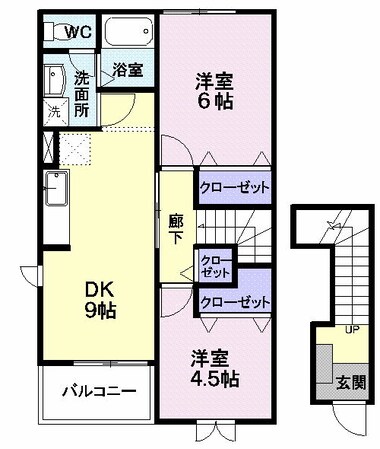 リブタウン　Ｂの物件間取画像